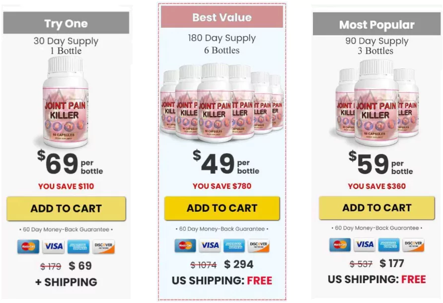 Joint Pain Killer Price