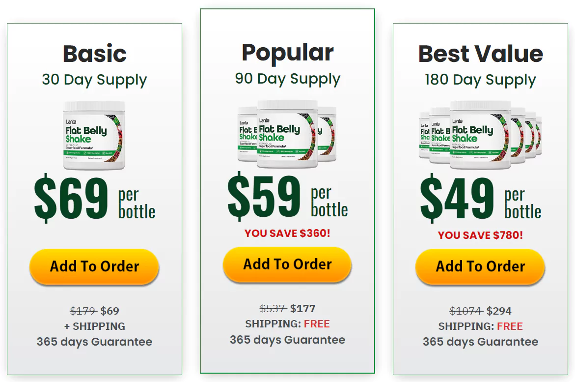 Lanta Flat Belly Shake Price