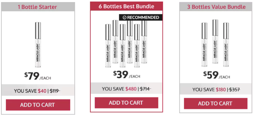 Miracle Lash Price