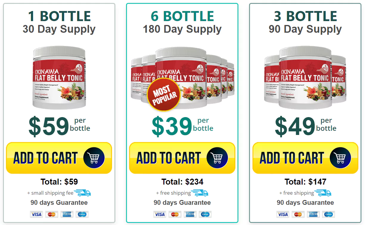 Okinawa Flat Belly Tonic Price