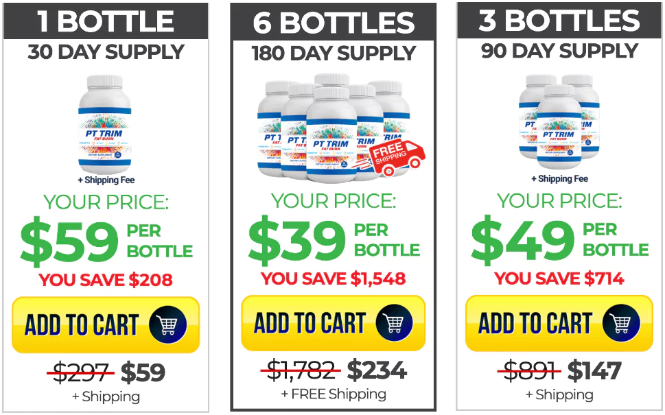 PT Trim Fat Burn Price