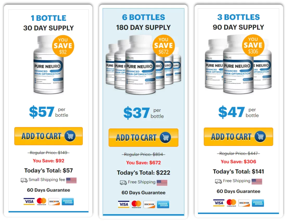 Pure Neuro Price