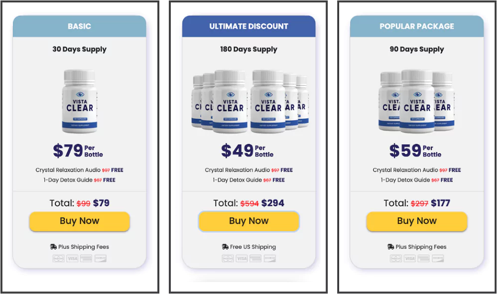 Vista Clear Price